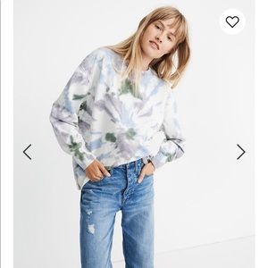 Madewell Tie Dye Oversized Sweatshirt